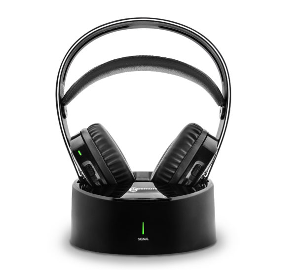 Auriculares inalámbricos que amplifican el audio de la televisión y equipos de audio. (Contiene cable digital óptico)                                                                                                                                     